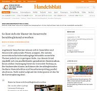 Handelsblatt Master of Arts-Taxation