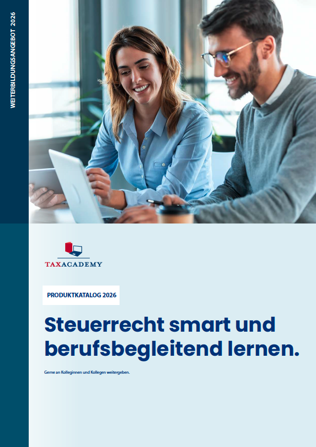 Produktkatalog 2026 Tax Academy