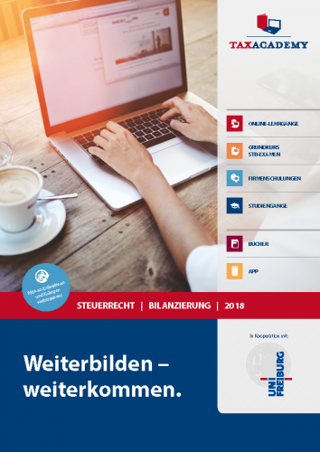Produktkatalog Tax Academy